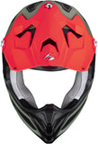 Off-Road Motorcycle Helmet Scorpion Exo Vx-22 Air Ultra Tct Matt Green Black Red Updown Size Xs