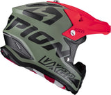 Casco Off-Road Per Moto Scorpion Exo Vx-22 Air Ultra Tct Verde Matto Nero Rosso Updown Taglia Xs