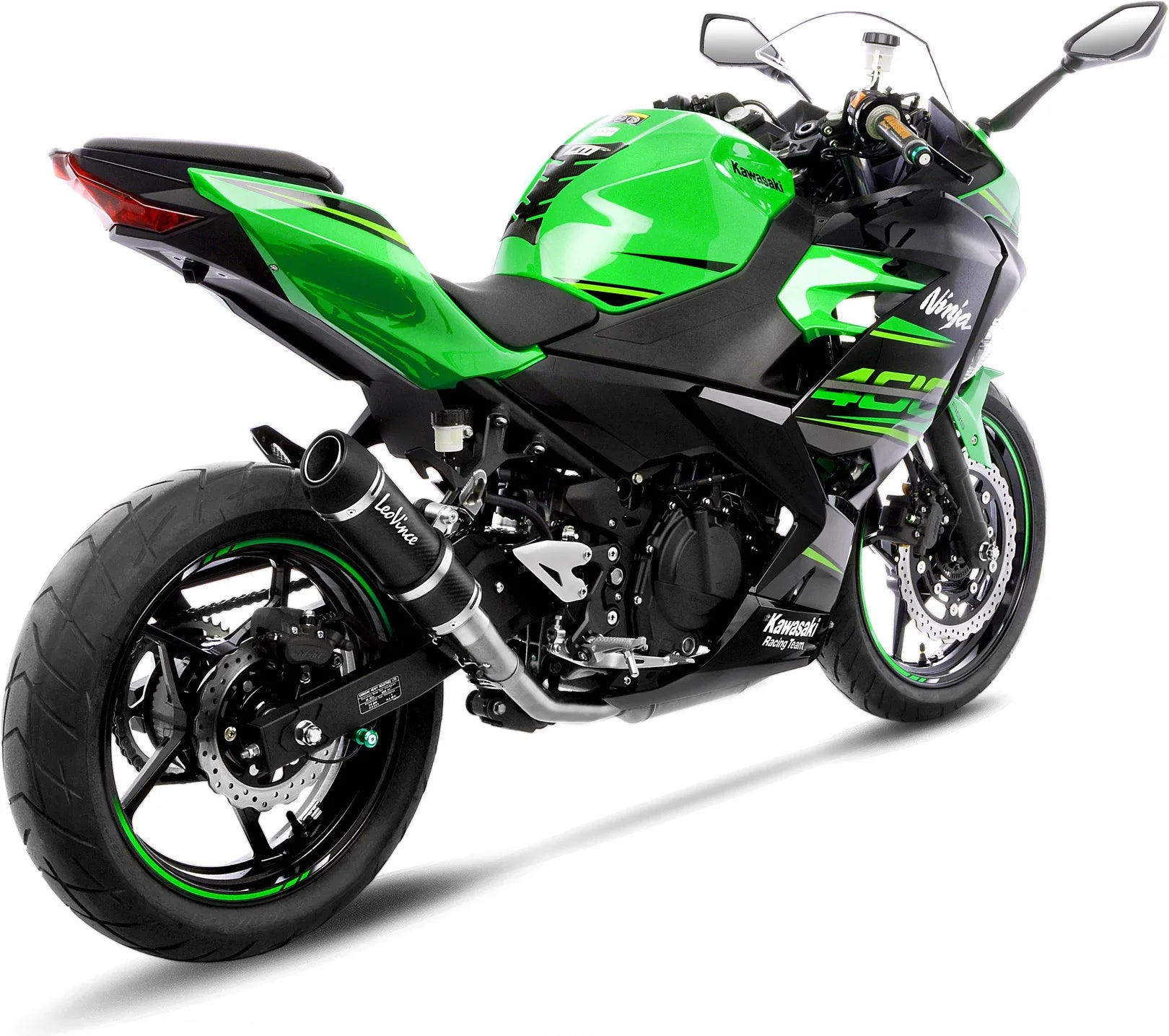 Terminale Di Scarico Senza Omologazione Suono Gp Corsa Evo Carbonio - Leovince Compatibile Con Kawasaki Ninja 500 - Se (2024-2026)