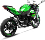 Terminale Di Scarico Senza Omologazione Suono Gp Corsa Evo Carbonio - Leovince Compatibile Con Kawasaki Ninja 400 (2022-2023)