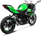 Terminale Di Scarico Senza Omologazione Suono Gp Corsa Carbonio - Leovince Compatibile Con Kawasaki Ninja 400 (2018-2021)
