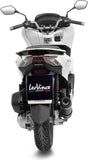 Impianto Di Scarico Completo Non Catalizzato E Senza Omologazione Suono Gp Corsa Evo Carbonio - Leovince Compatibile Con Honda Pcx 125 (2021-2024)