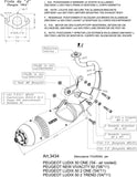 Complete Catalytic Exhaust System With Sound Certification Touring Stainless Steel - Leovince Compatible With Peugeot Kisbee (2011-2015)