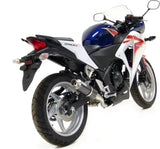 Terminale Di Scarico Senza Omologazione Suono Gp Corsa Carbonio - Leovince Compatibile Con Honda Cbr 250 R (2011-2013)