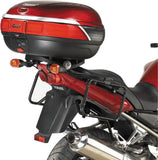 Monokey Trekker Lite Black Top Case - 52 Lt Trekker Lite Technopolymer - Givi Compatible With Yamaha Fzs 1000 Fazer (2003-2005)