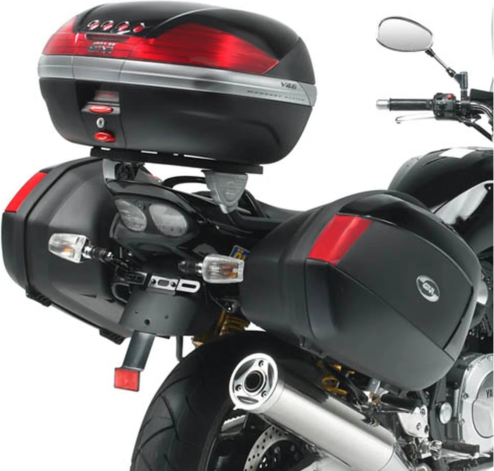 Bauletto Monokey Arena Nero 45 Lt Arena Plastica - Givi Compatibile Con Yamaha Xjr 1300 (2007-2014)