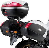 Monokey Black Top Bag - 40 Lt Nylon - Givi Compatible With Yamaha Fz-8 (2010-2015)