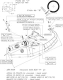 Complete Catalytic Exhaust System With Sound Certification Hand Made Tt Aluminum - Leovince Compatible With Keeway Matrix 50 (2006)