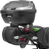 Monokey Trekker Outback Evo Smart Aluminium Top Case - 42 Lt Trekker Outback Evo Smart Aluminium - Givi Compatible With Kawasaki Ninja 300 (2013-2018)