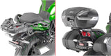 Monolock Blade Black Tech Top Case - 47 Lt Blade Technopolymer - Givi Compatible With Kawasaki Ninja H2 Sx (2018-2024)
