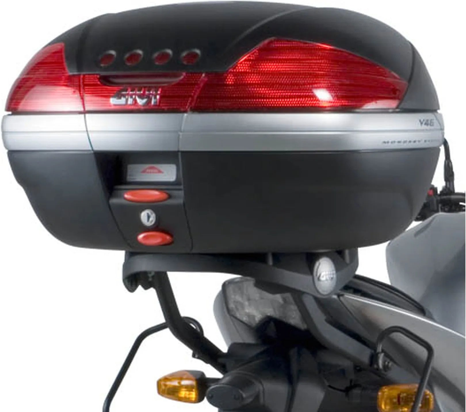 Bauletto Monokey Trekker Dolomiti Alluminio 46 Lt Trekker Dolomiti Alluminio - Givi Compatibile Con Kawasaki Z 750 (2007-2014)