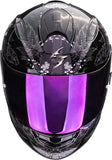Casco Integrale Per Moto Scorpion Exo Exo-491 Polycarbonate Nero Camaleonte Dream Taglia Xs