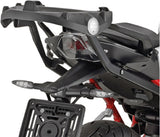 Monokey Trekker Black Aluminium Top Case - 46 Lt Trekker Aluminium - Givi Compatible With Bmw R 1200 Rs (2015-2018)