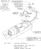 Impianto Di Scarico Completo Catalizzato E Con Omologazione Suono Touring Acciaio - Leovince Compatibile Con Yamaha Aerox 100 Kat (2000-2002)