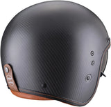 Casco Urban Per Moto Scorpion Exo Belfast Evo Carbon Carbon Fiber Nero Opaco Solid Taglia Xxl