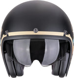Casco Urban Per Moto Scorpion Exo Belfast Evo Ultra Tct Nero Opaco Beige Adonis Taglia Xxl