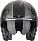 Casco Urban Per Moto Scorpion Exo Belfast Evo Ultra Tct Argento Nero Oro Drive Fast Taglia Xl