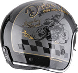 Casco Urban Per Moto Scorpion Exo Belfast Evo Ultra Tct Argento Nero Oro Drive Fast Taglia Xl