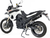 Terminale Di Scarico Con Omologazione Suono Lv One Evo Carbonio Fondello Carbonio - Leovince Compatibile Con Bmw F 800 Gs - Adventure (2008-2016)