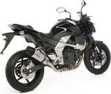 Terminale Di Scarico Con Omologazione Suono Lv One Evo Acciaio Fondello Carbonio - Leovince Compatibile Con Kawasaki Z 750 (2007-2014)