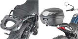 Bauletto Monolock Nero Tech 30 Lt Plastica - Givi Compatibile Con Cfmoto 700 Cl-X (2021-2024)