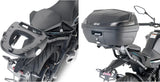 Bauletto Monokey Arena Nero Tech 45 Lt Arena Plastica - Givi Compatibile Con Cfmoto 650 Nk (2021-2024)