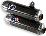 Terminale Di Scarico Senza Omologazione Suono Carbonio - Termignoni Compatibile Con Ducati Monster 1100 Evo