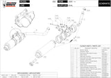Doppio Terminale Di Scarico Catalizzato E Con Omologazione Suono Oval Inox - Mivv Compatibile Con Aprilia Pegaso 650 Strada (2005-2011)