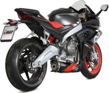 Impianto Di Scarico Completo Catalizzato E Con Omologazione Suono Delta Race Inox Nero Carbonio - Mivv Compatibile Con Aprilia Rs 660 (2020-2024)