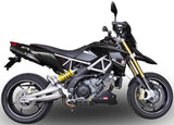 Doppio Terminale Di Scarico Senza Omologazione Suono Furore Alluminio Nero - Gpr Compatibile Con Aprilia Dorsoduro 750 (2008-2016)