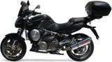 Terminale Di Scarico Con Omologazione Suono Trioval Acciaio - Gpr Compatibile Con Aprilia Mana 850 Gt (2007-2016)