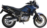 Doppio Terminale Di Scarico Con Omologazione Suono Furore Alluminio Nero - Gpr Compatibile Con Aprilia Pegaso 650 Ga (1992-1996)