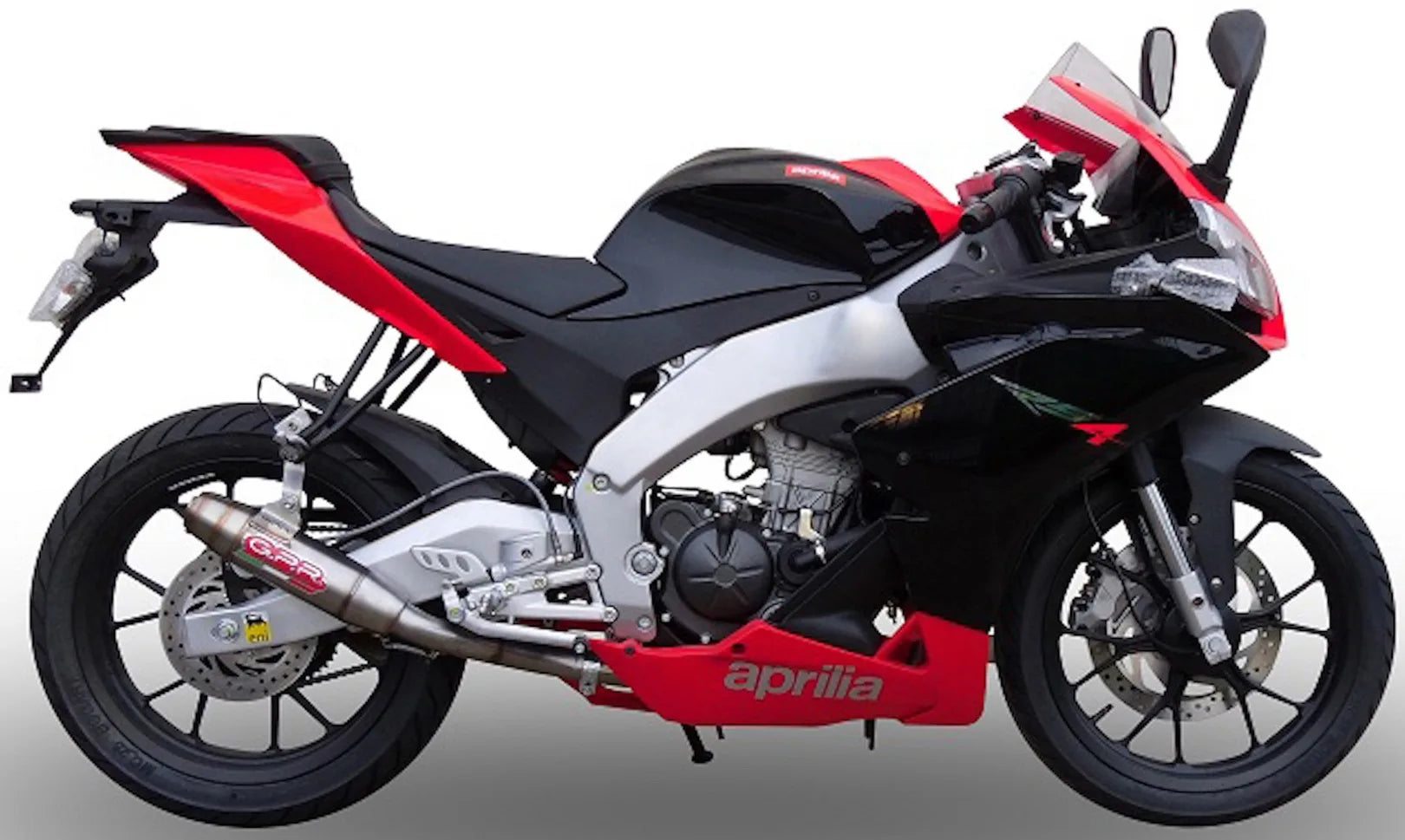 Impianto Di Scarico Completo Catalizzato E Con Omologazione Suono Deeptone Acciaio - Gpr Compatibile Con Aprilia Rs 4 125 (2011-2016)