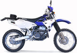 Terminale Di Scarico Con Omologazione Suono Albus Ceramic Alluminio Bianco - Gpr Compatibile Con Suzuki Dr-Z 400 Sm (2005-2023)
