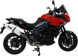 Exhaust Tip With Noise Certification Albus Ceramic White Aluminium - Gpr Compatible With Triumph Tiger 1050 Sport (2013-2015)