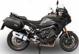 Complete Catalytic Exhaust System With Sound Certification Albus Ceramic White Aluminium - Gpr Compatible With Yamaha Tracer Fj-09 Tr (2015-2016)