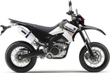 Terminale Di Scarico Con Omologazione Suono Albus Ceramic Alluminio Bianco - Gpr Compatibile Con Yamaha Wr 250 X - R Ie (2007-2019)