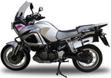 Terminale Di Scarico Con Omologazione Suono Albus Ceramic Alluminio Bianco - Gpr Compatibile Con Yamaha Xt 1200 Z Super Ténéré (2010-2016)