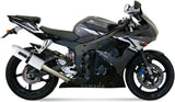 Terminale Di Scarico Con Omologazione Suono Albus Ceramic Alluminio Bianco - Gpr Compatibile Con Yamaha Yzf-R6 (2003-2005)