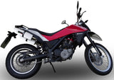 Impianto Di Scarico Completo Catalizzato E Con Omologazione Suono Albus Ceramic Alluminio Bianco - Gpr Compatibile Con Husqvarna Tr 650 Terra - Strada (2013-2015)