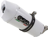 Terminale Di Scarico Con Omologazione Suono Albus Evo4 Alluminio Bianco - Gpr Compatibile Con Honda Crosstourer 1200 (2017-2020)