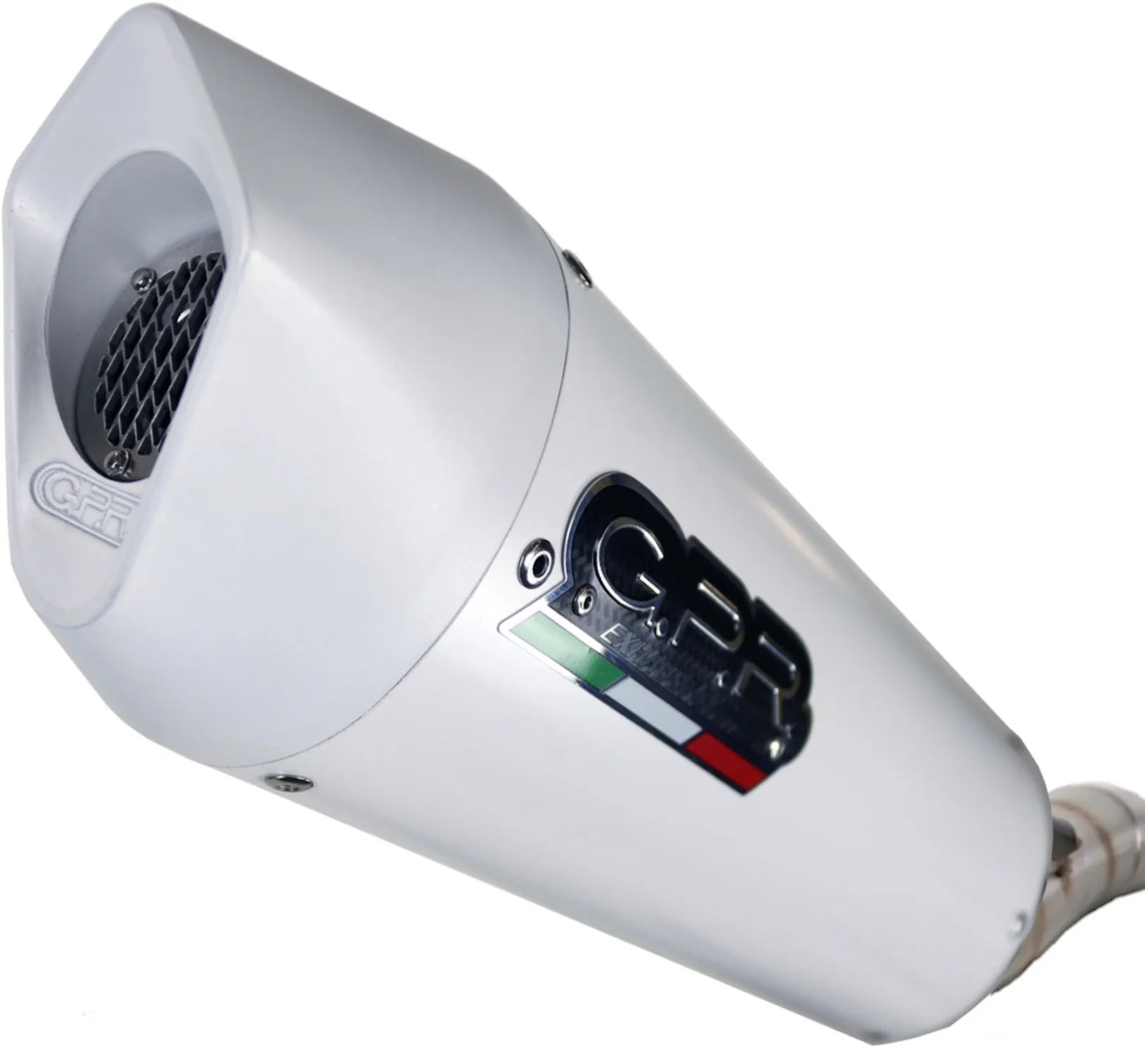 Impianto Di Scarico Completo Catalizzato E Con Omologazione Suono Albus Evo4 Alluminio Bianco - Gpr Compatibile Con Zontes Zt 125 G1 (2020-2023)
