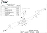 Terminale Di Scarico Catalizzato E Con Omologazione Suono Gp Carbonio - Mivv Compatibile Con Suzuki Gsx-R 750 (2006-2007)