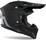 Casco Off-Road Per Moto Airoh Aviator 3 - Av311 Hpc Carbon Nero Matto Color Taglia M
