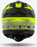 Casco Off-Road Per Moto Airoh Aviator 3 - Av3M31 Hpc Carbon Giallo Matto Monarch Taglia Xs