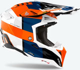 Off-Road Motorcycle Helmet Airoh Aviator 3 - Av3M32 Hpc Carbon Gloss Orange Monarch Size M