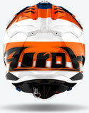 Off-Road Motorcycle Helmet Airoh Aviator 3 - Av3M32 Hpc Carbon Gloss Orange Monarch Size M