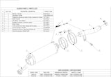 Exhaust Tip With Noise Certification Oval Titanium Carbon - Mivv Compatible With Bmw R 1200 Gs (2004-2007)