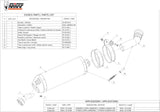 Non-Catalytic Exhaust Tip With Sound Certification Oval Titanium Carbon - Mivv Compatible With Bmw K 1200 S (2005-2008)
