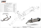 Terminale Di Scarico Con Omologazione Suono Speed Edge Titanio Carbonio - Mivv Compatibile Con Bmw R 1200 Gs (2008-2009)
